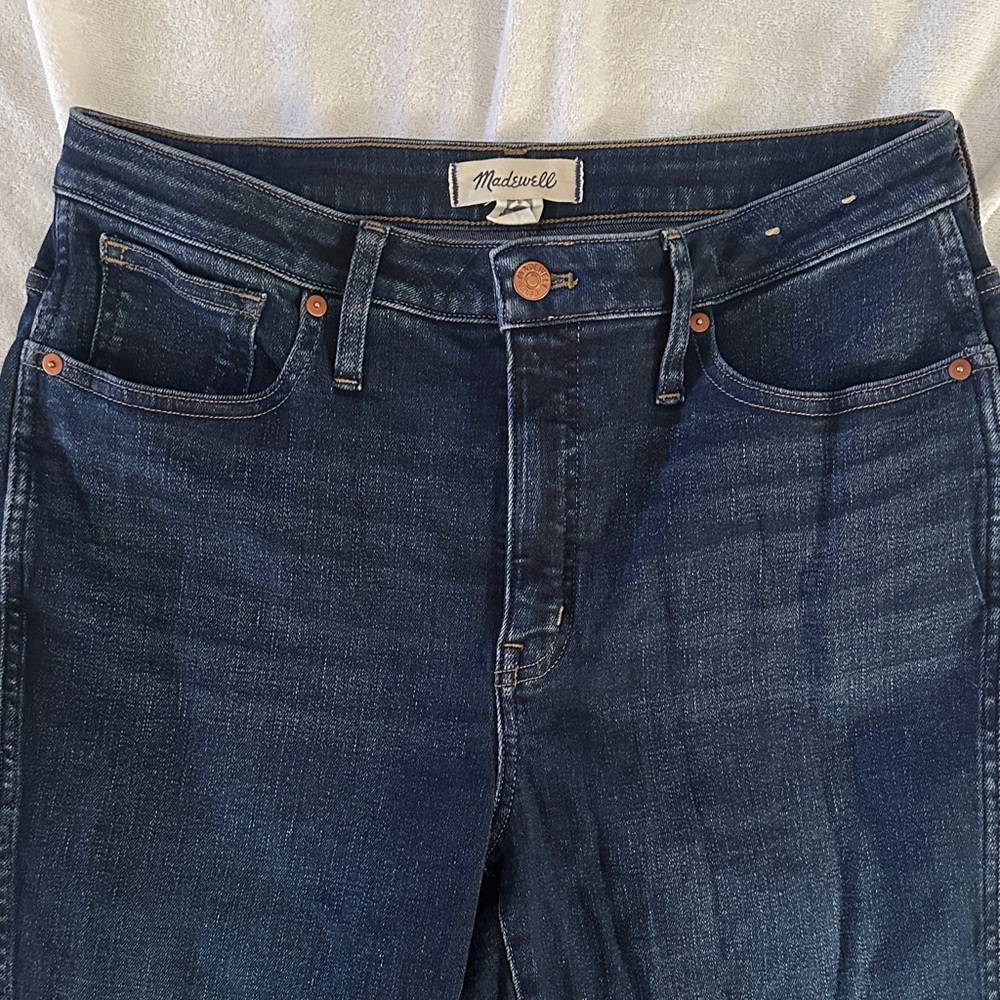 Madewell Women's Deep Indigo Curvy High-Rise Skinny Jeans
